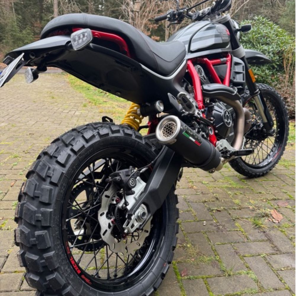 Individueller Radsatz für die Ducati Scrambler Desert Sled – maßgefertigt auf Kundenradnaben