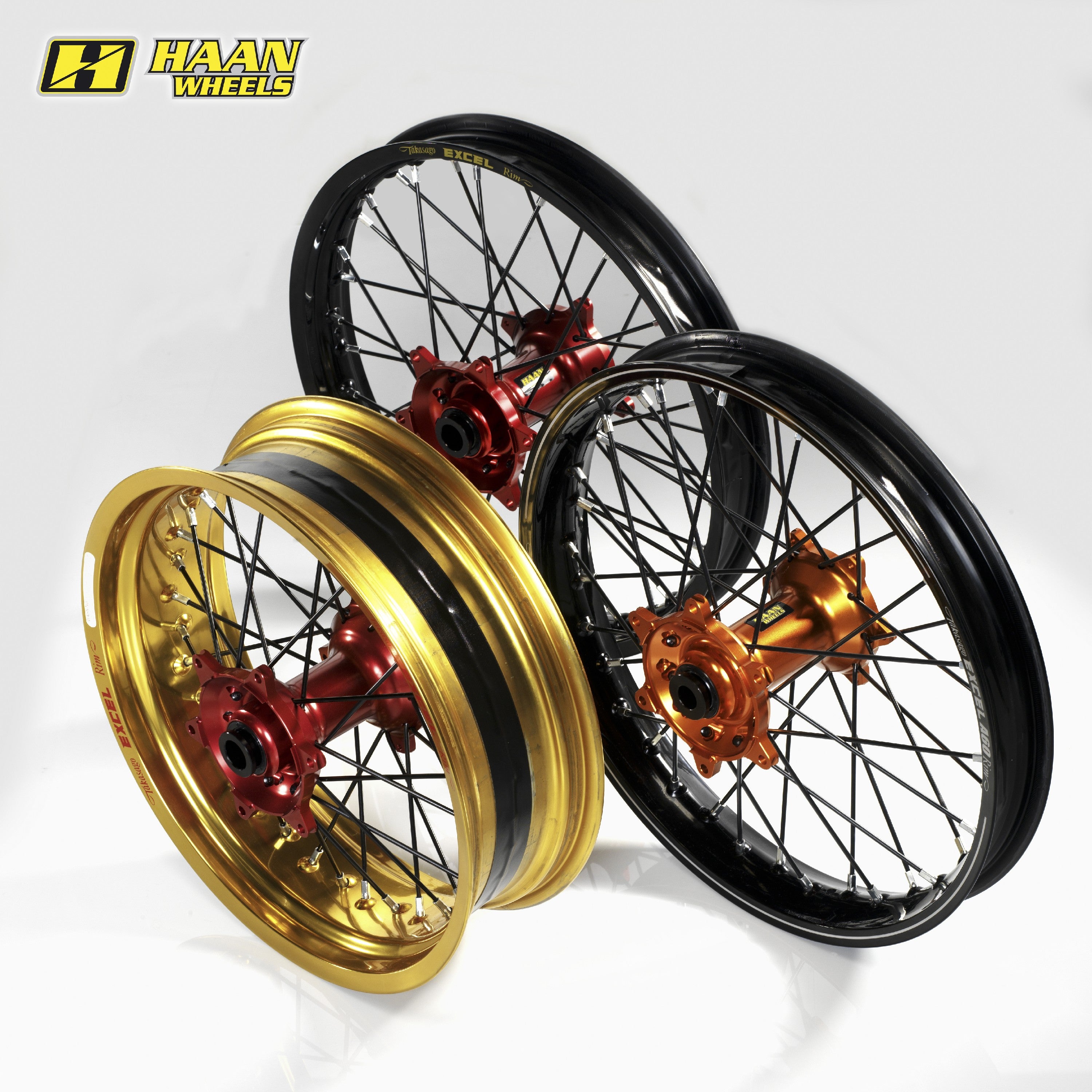 HAAN / Excel Supermoto Räder - in Wunschfarbe