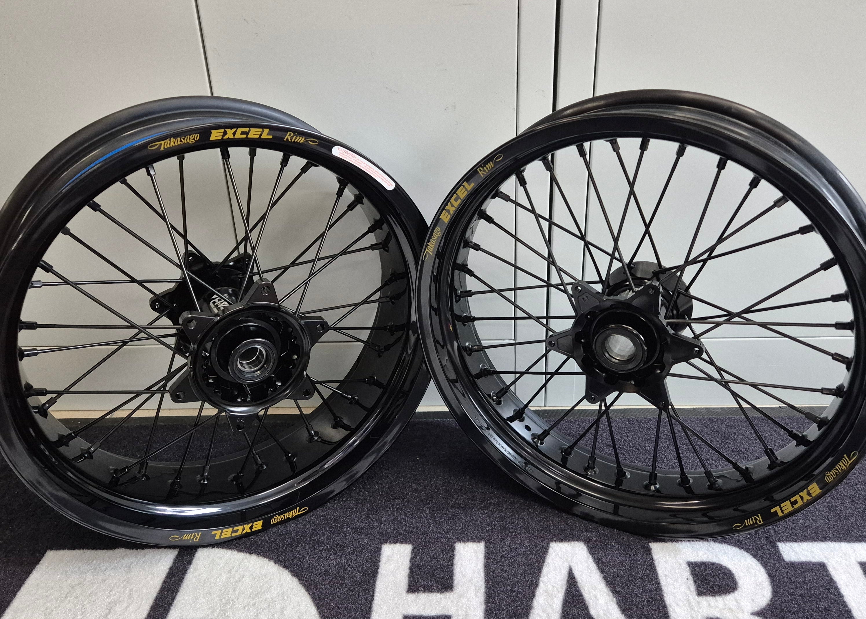 Excel Supermoto Radsatz schwarz - KTM/Husqvarna - Lagerware