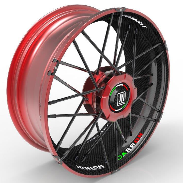 JoNich Speichenräder Carbon - Ducati Einarmschwinge